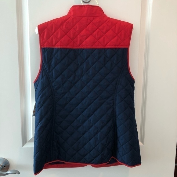NWT Charter Club Color blocked Quilted Vest Size S - Picture 12 of 16